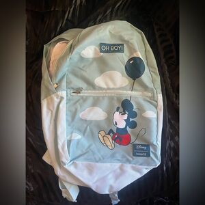 Disney Mickey Mouse Lightweight Foldaway Backpack into Small Pouch